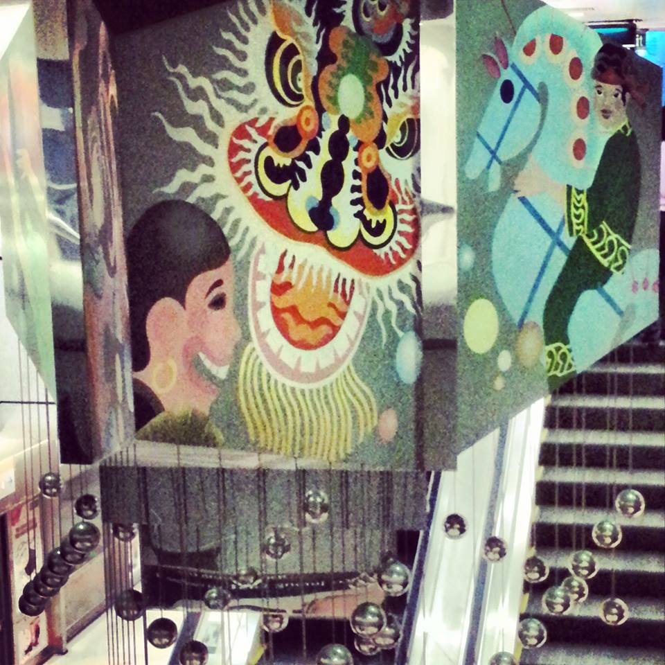 singapour l'art dans le metro